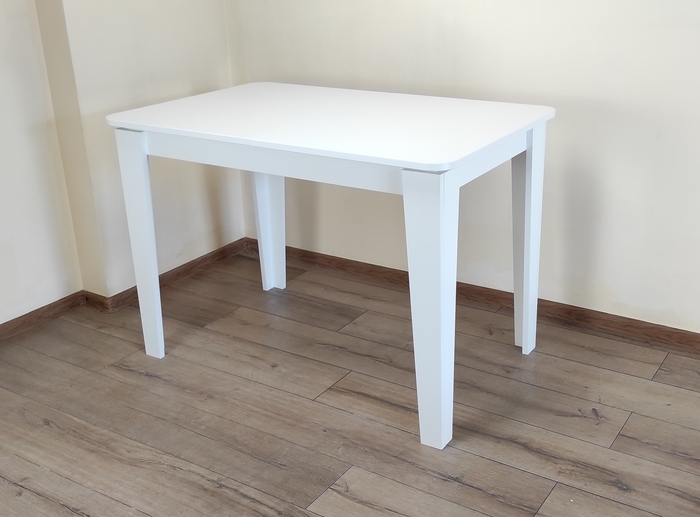 Стол обеденный KEWIN 110/145х70хh75,5, белый