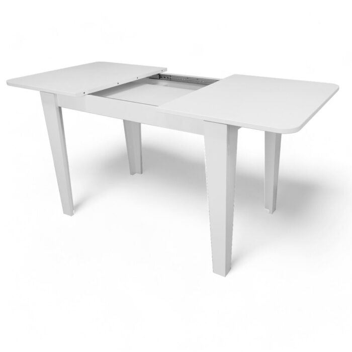 Стол обеденный KEWIN 110/145х70хh75,5, белый