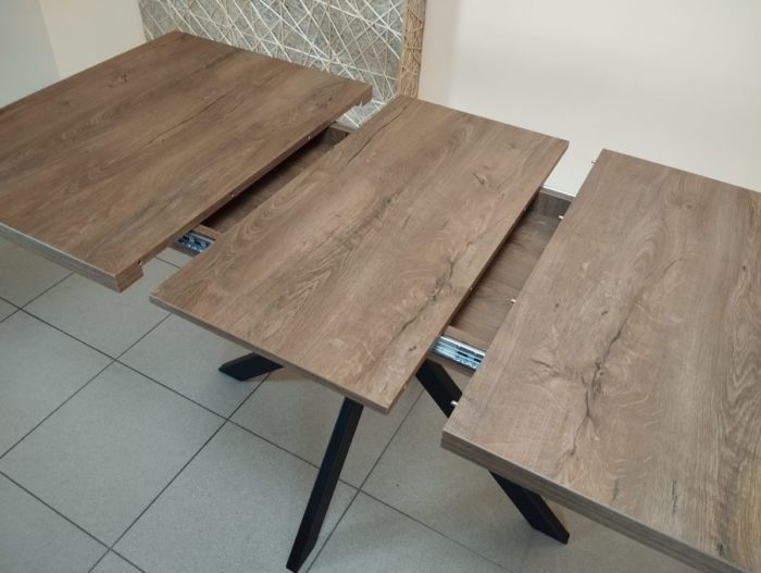 Стол обеденный GRACE 140/180*90 дуб канзас