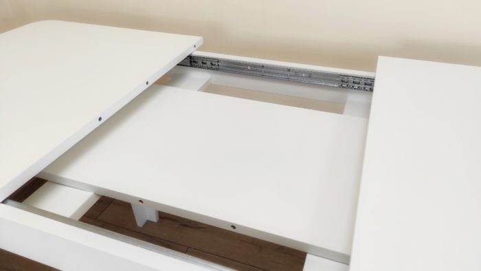 Стол обеденный KEWIN 110/145х70хh75,5, белый