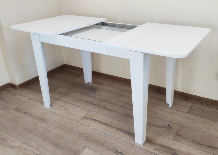 Стол обеденный KEWIN 110/145х70хh75,5, белый