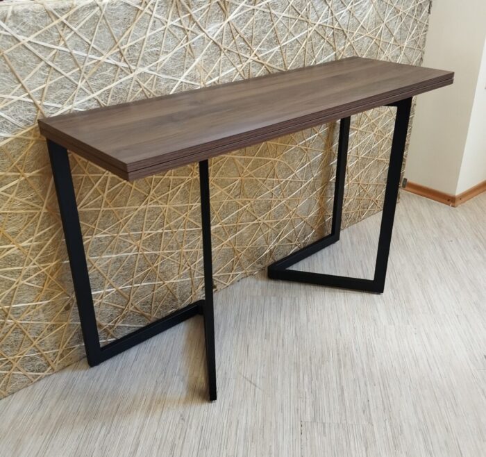 Стол-консоль B2238-1 120*40/80*h75 темный дуб