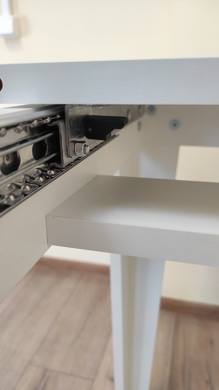 Стол обеденный KEWIN 110/145х70хh75,5, белый