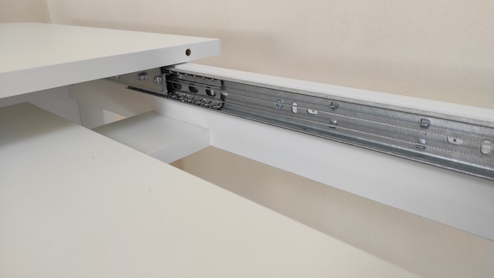 Стол обеденный KEWIN 110/145х70хh75,5, белый