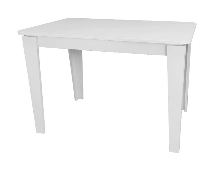 Стол обеденный KEWIN 110/145х70хh75,5, белый