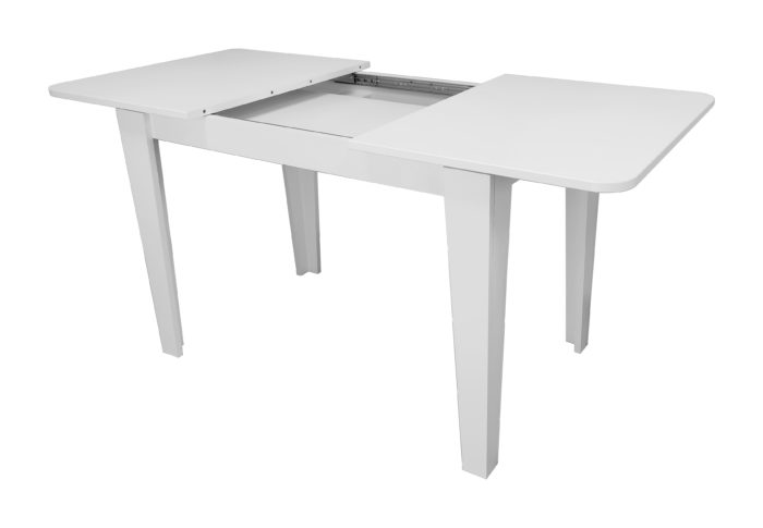 Стол обеденный KEWIN 110/145х70хh75,5, белый