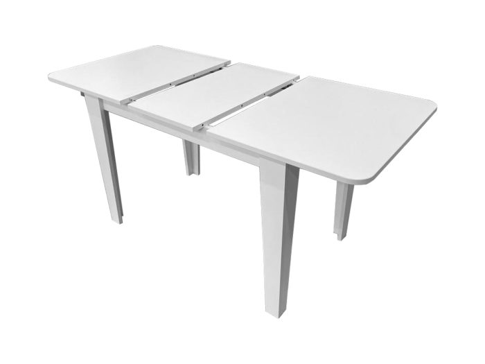 Стол обеденный KEWIN 110/145х70хh75,5, белый